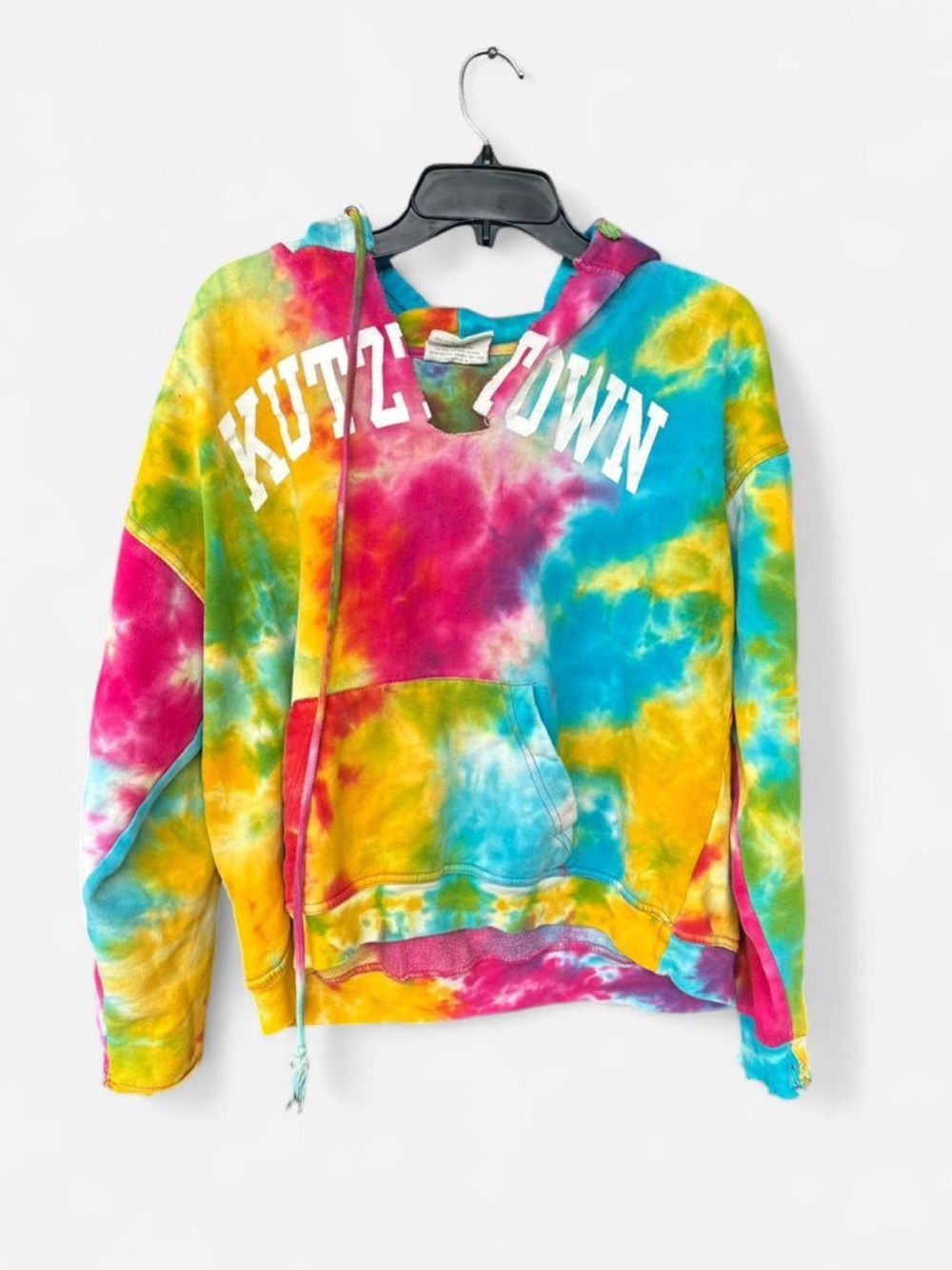 Tie-Dye Pullover Hoodie - Multicolor